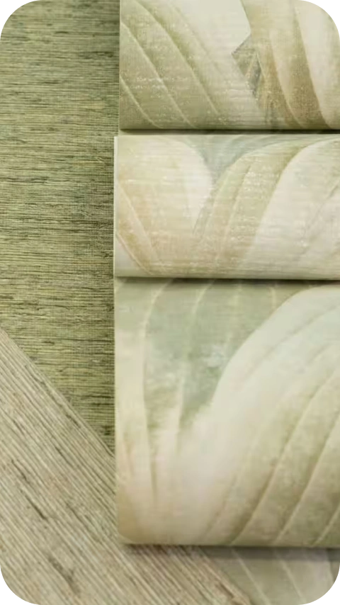 Roll Wallpaper green detail